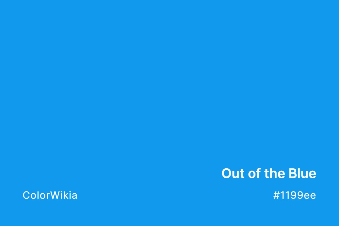 Out of the Blue Color – #1199ee: Codes and Complete Breakdown