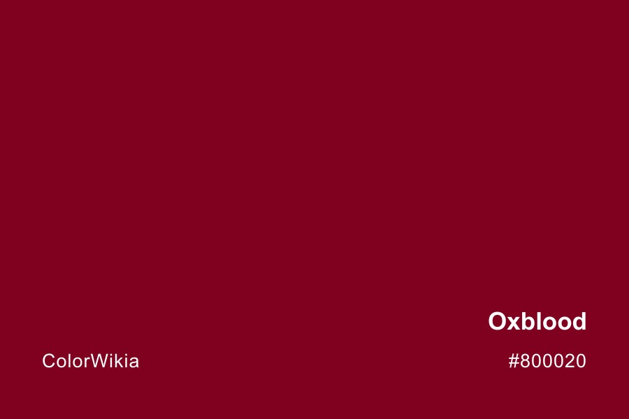 Oxblood Color – #800020: Codes and Complete Breakdown