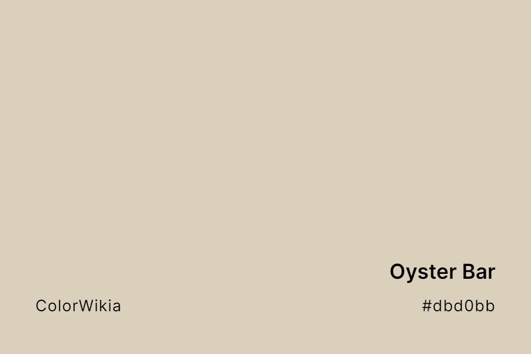 oyster bar color dbd0bb
