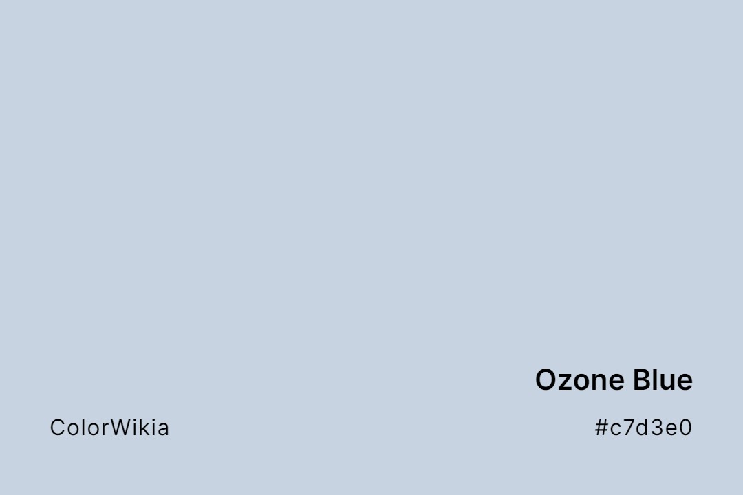 Ozone Blue Color – #c7d3e0: Codes and Complete Breakdown