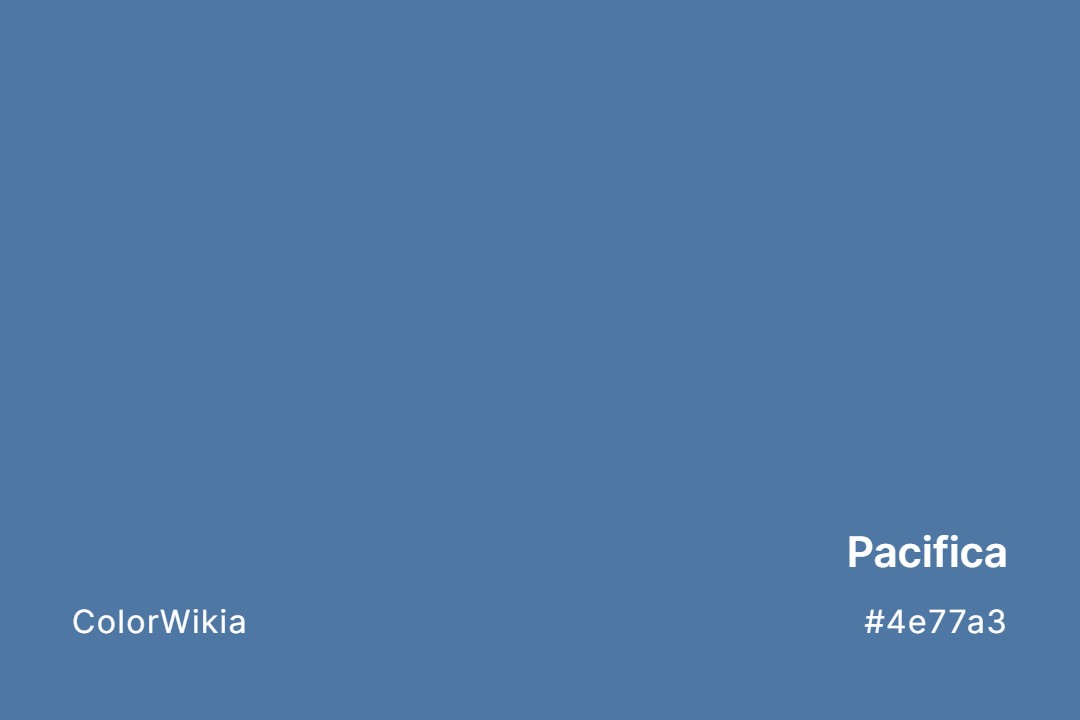 Pacifica Color – #4e77a3: Codes and Complete Breakdown