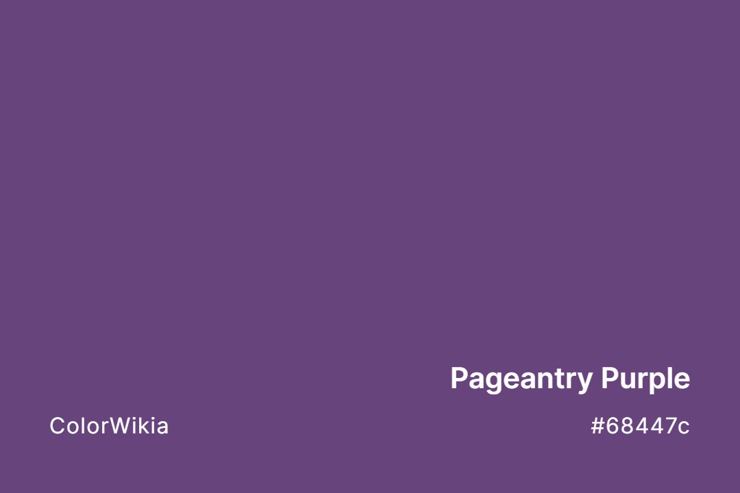 Pageantry Purple Color – #68447c: Codes and Complete Breakdown
