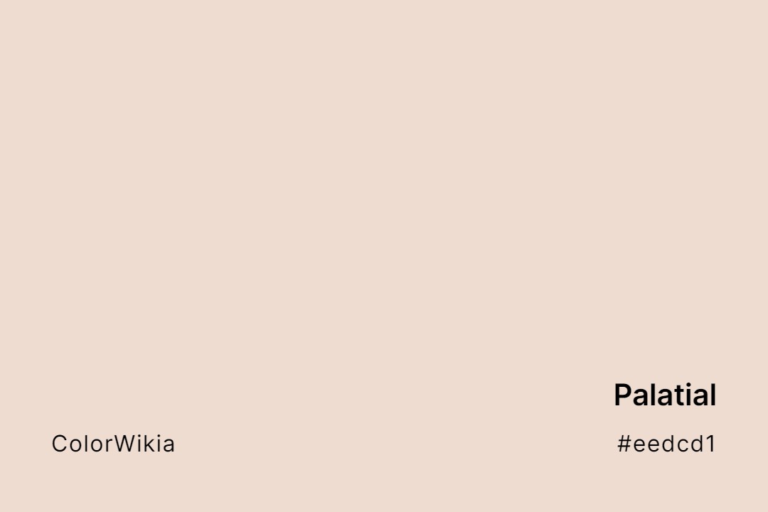 Palatial Color – #eedcd1: Codes and Complete Breakdown