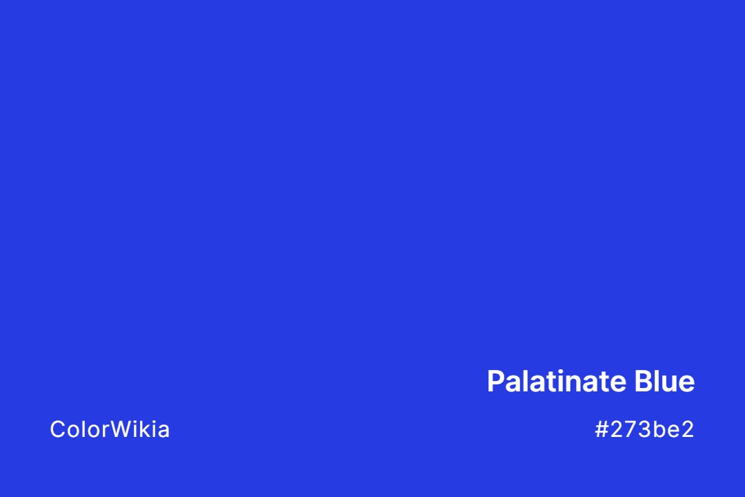 Palatinate Blue Color – #273be2: Codes and Complete Breakdown