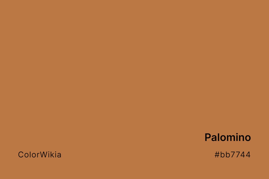 palomino color bb7744