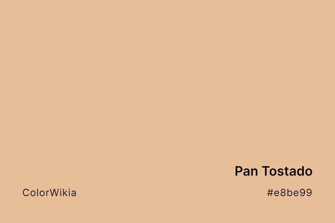 pan tostado color e8be99