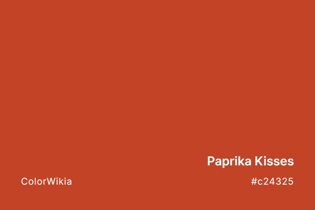 paprika kisses color c24325