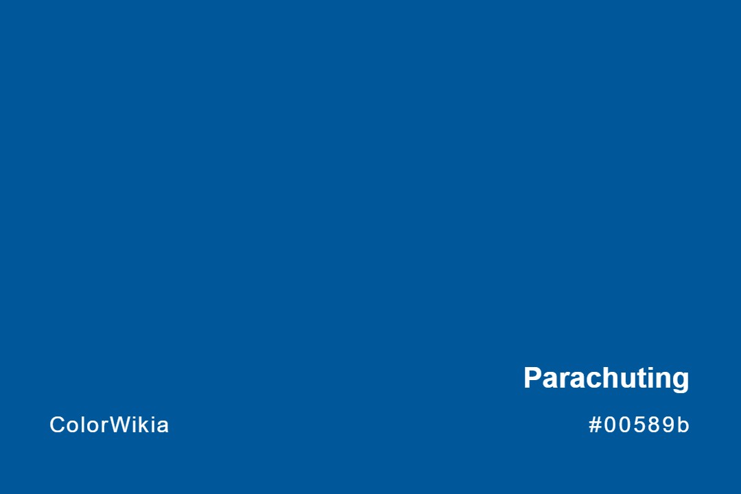 Parachuting Color – #00589b: Codes and Complete Breakdown
