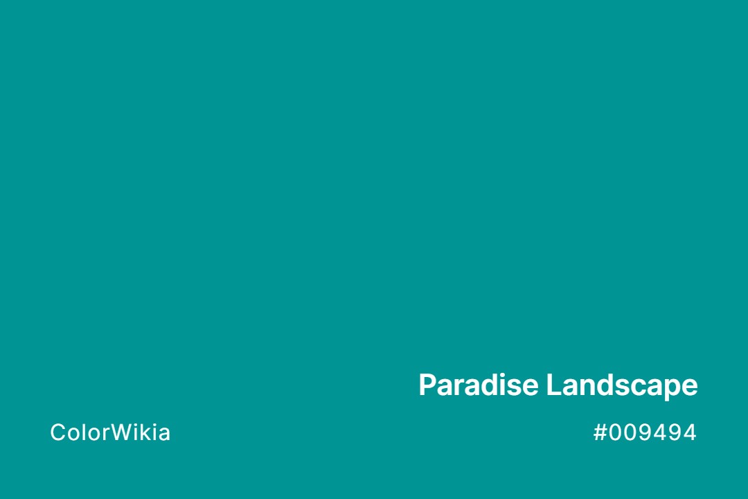 paradise landscape color 009494