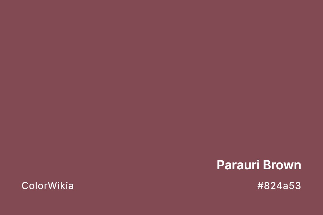 Parauri Brown Color – #824a53: Codes and Complete Breakdown