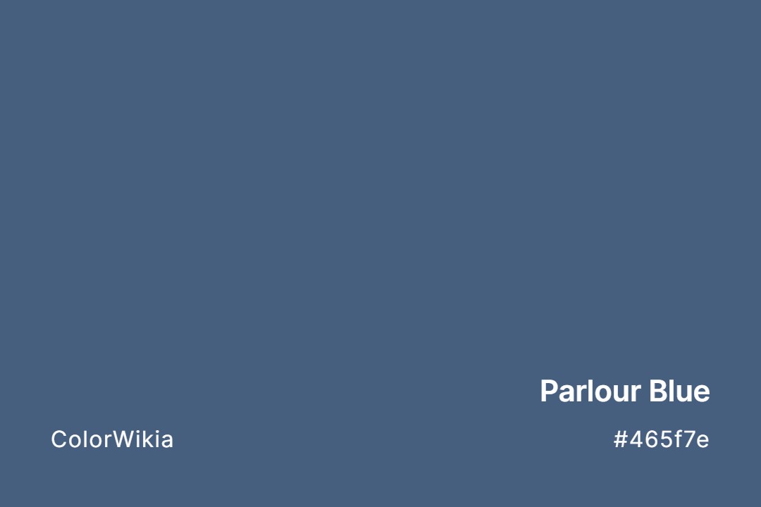 Parlour Blue Color – #465f7e: Codes and Complete Breakdown
