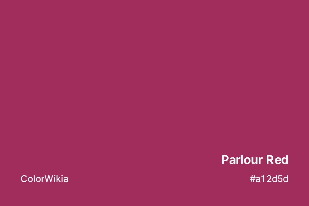 Parlour Red Color – #a12d5d: Codes and Complete Breakdown
