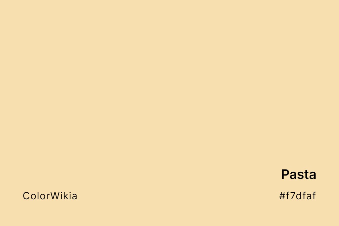 pasta color f7dfaf