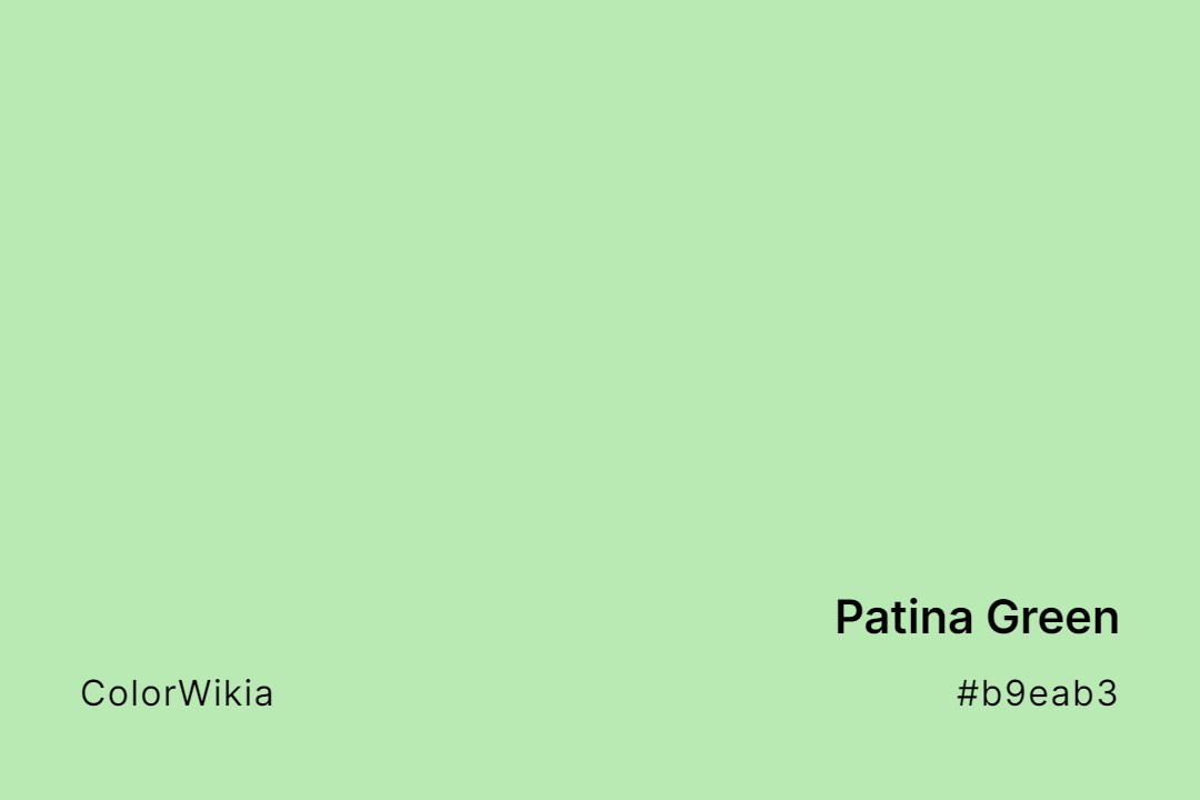 Patina Green Color – #b9eab3: Codes and Complete Breakdown
