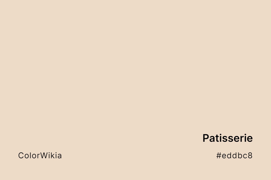 Patisserie Color – #eddbc8: Codes and Complete Breakdown