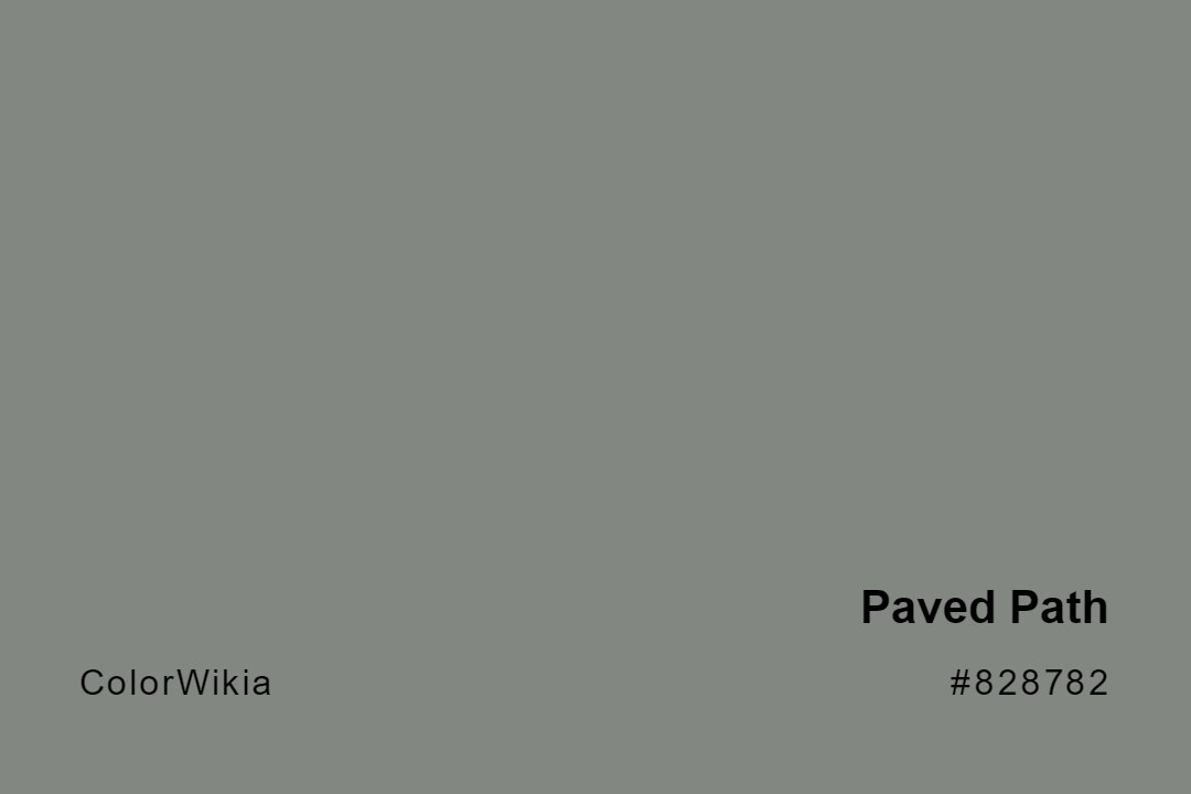 Paved Path Color – #828782: Codes and Complete Breakdown