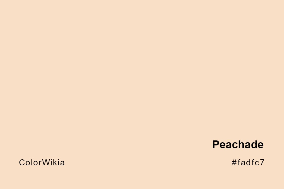 Peachade Color – #fadfc7: Codes and Complete Breakdown