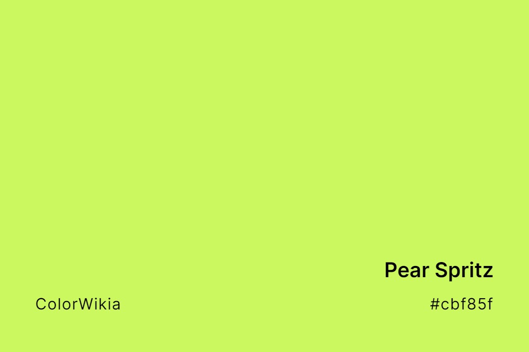 Pear Spritz Color – #cbf85f: Codes and Complete Breakdown