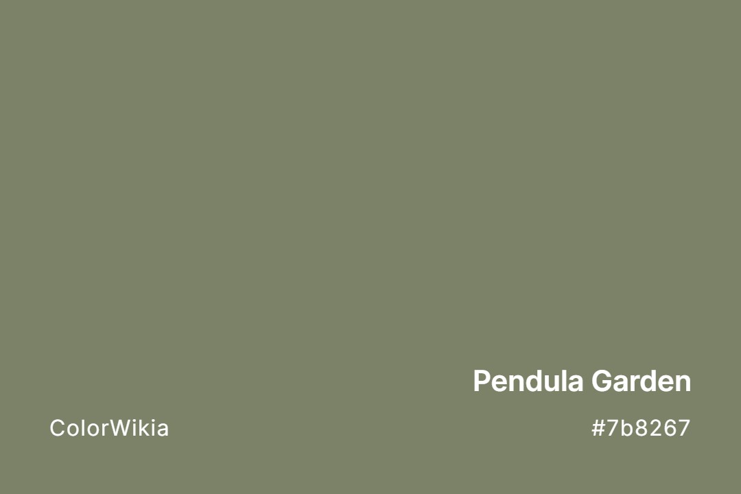 Pendula Garden Color – #7b8267: Codes and Complete Breakdown