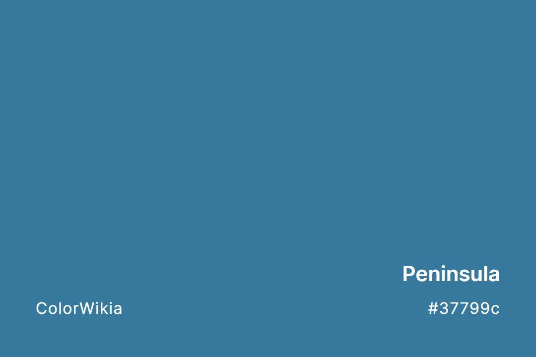 Peninsula Color – #37799c: Codes and Complete Breakdown