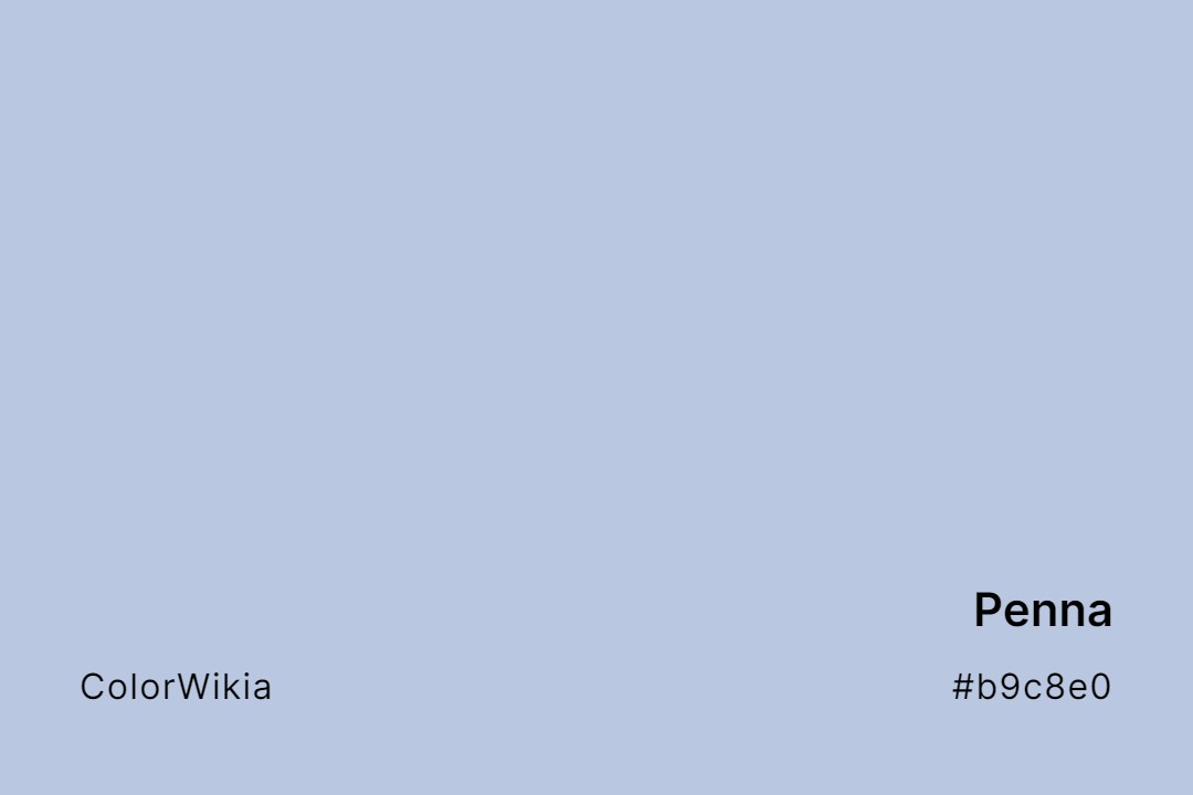 Penna Color – #b9c8e0: Codes and Complete Breakdown