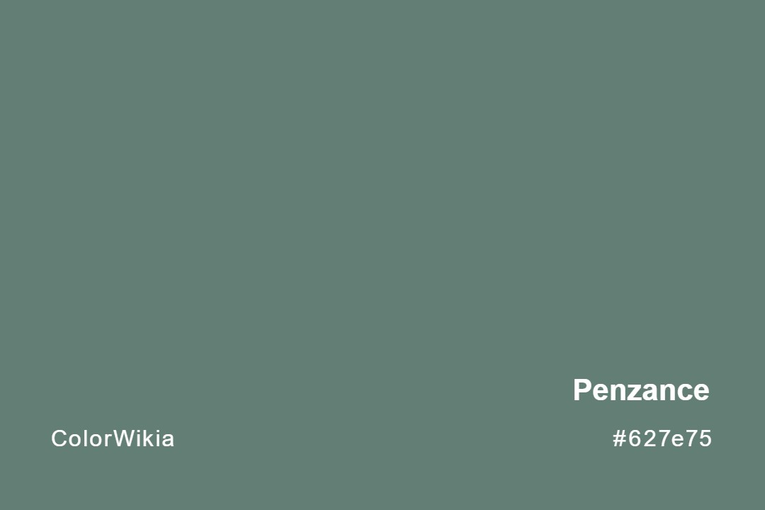 Penzance Color – #627e75: Codes and Complete Breakdown