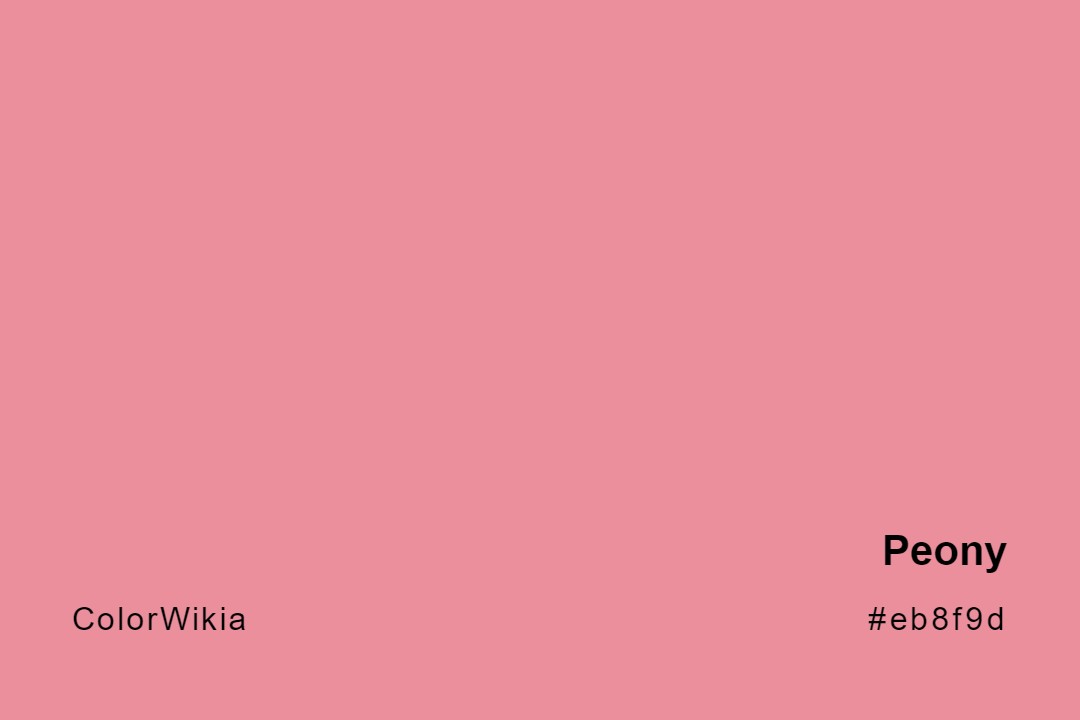 Peony Color – #eb8f9d: Codes and Complete Breakdown