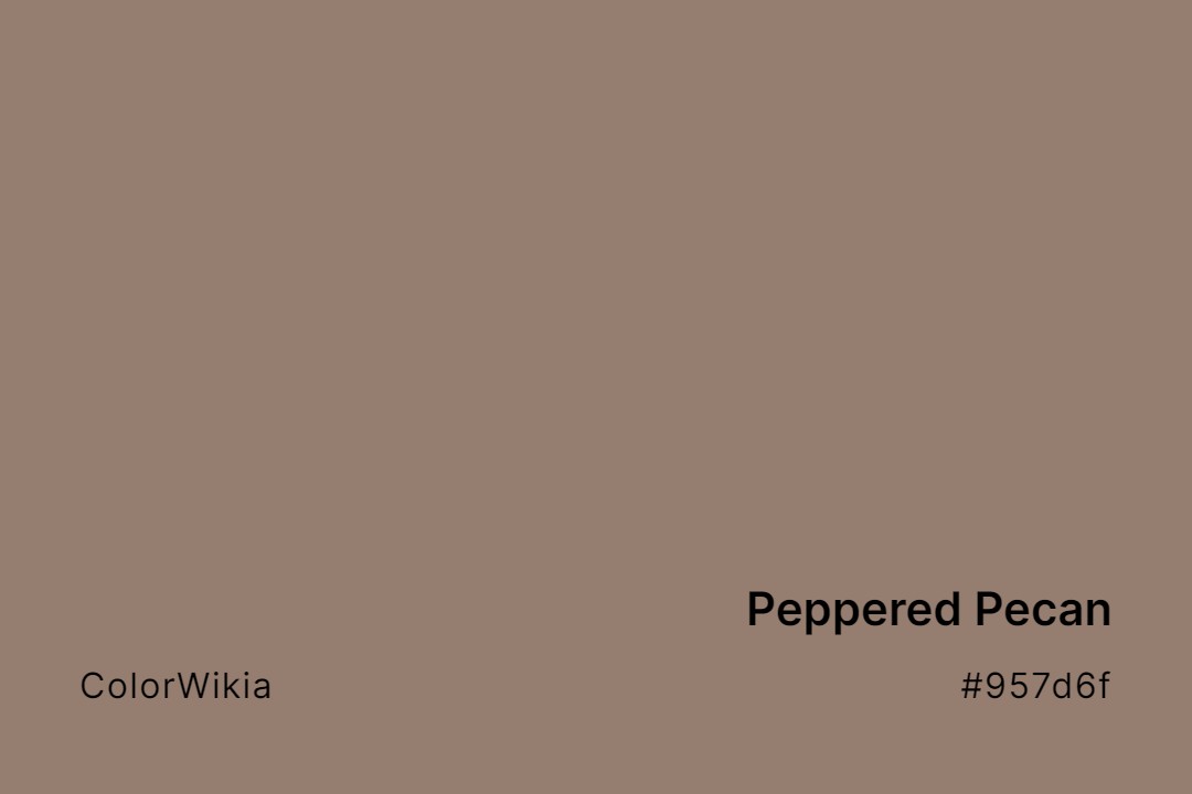 peppered pecan color 957d6f