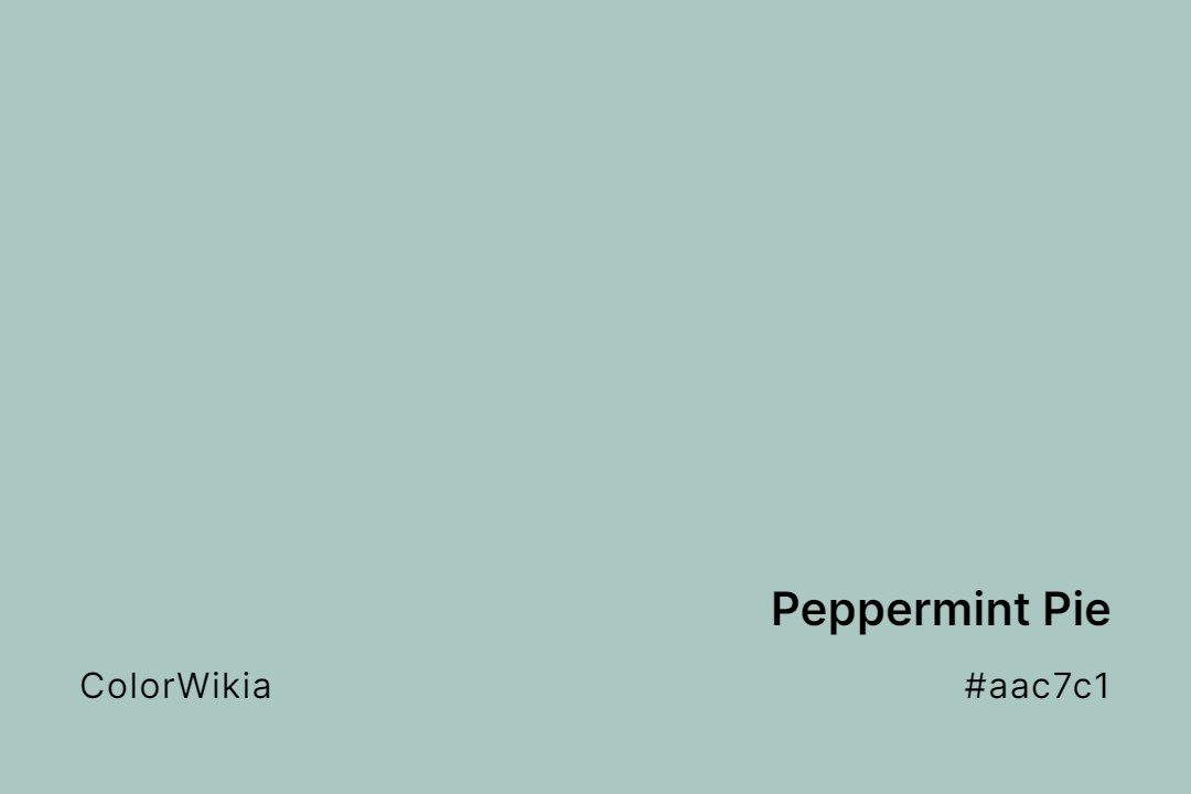 peppermint pie color aac7c1