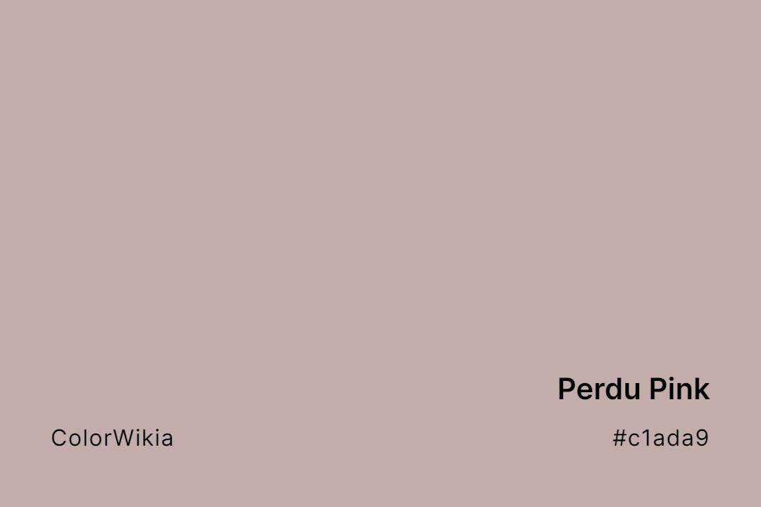 Perdu Pink Color – #c1ada9: Codes and Complete Breakdown