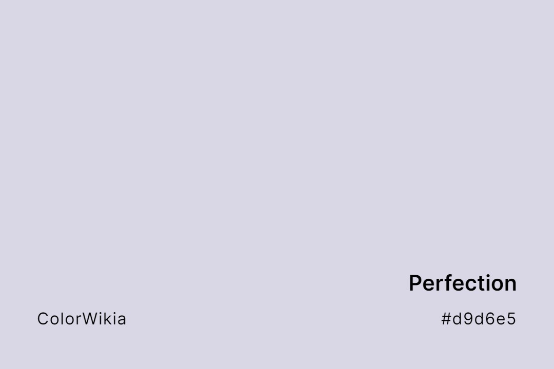 Perfection Color – #d9d6e5: Codes and Complete Breakdown