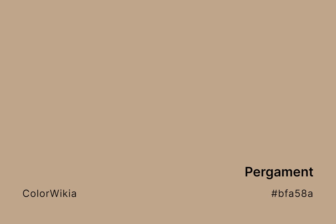 Pergament Color – #bfa58a: Codes and Complete Breakdown