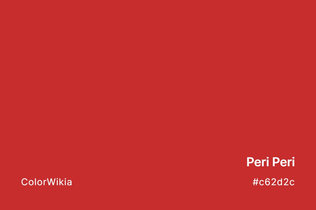 Peri Peri Color – #c62d2c: Codes and Complete Breakdown