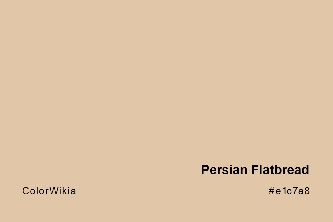 Persian Flatbread Color – #e1c7a8: Codes and Complete Breakdown