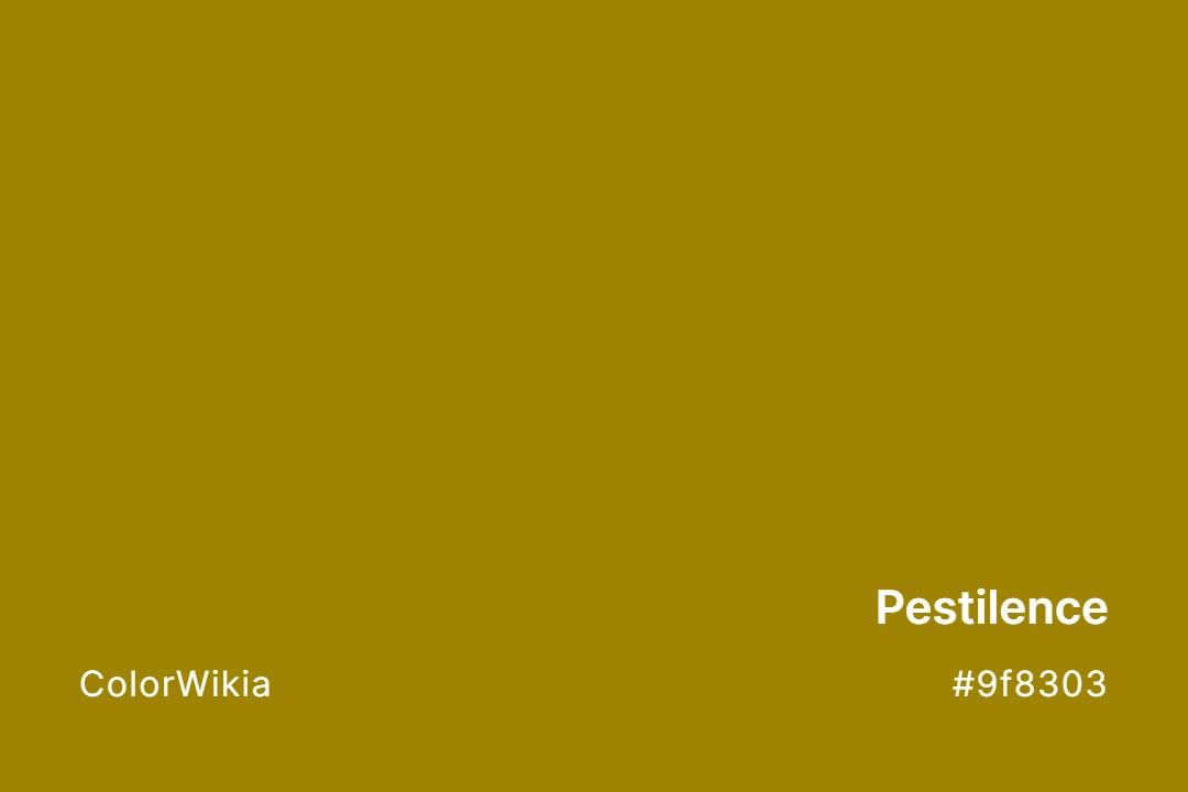 Pestilence Color – #9f8303: Codes and Complete Breakdown