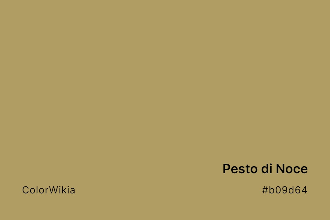 Pesto di Noce Color – #b09d64: Codes and Complete Breakdown