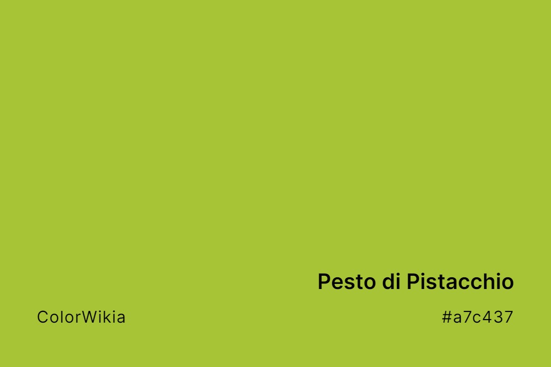 Pesto di Pistacchio Color – #a7c437: Codes and Complete Breakdown