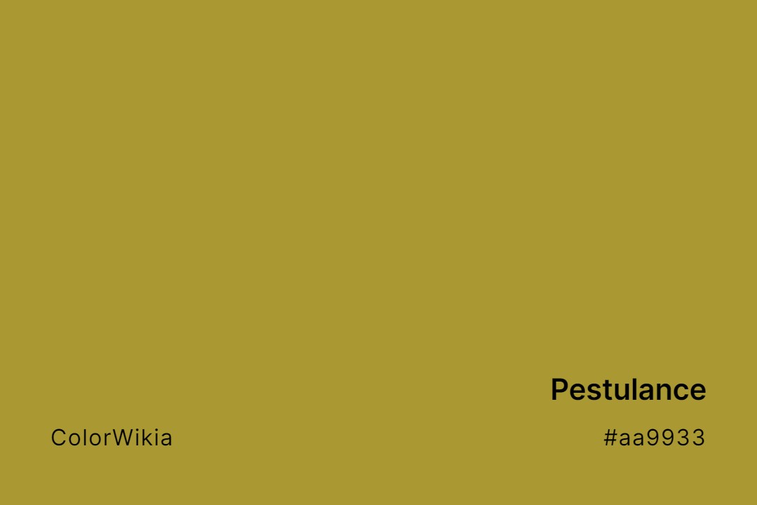 Pestulance Color – #aa9933: Codes and Complete Breakdown