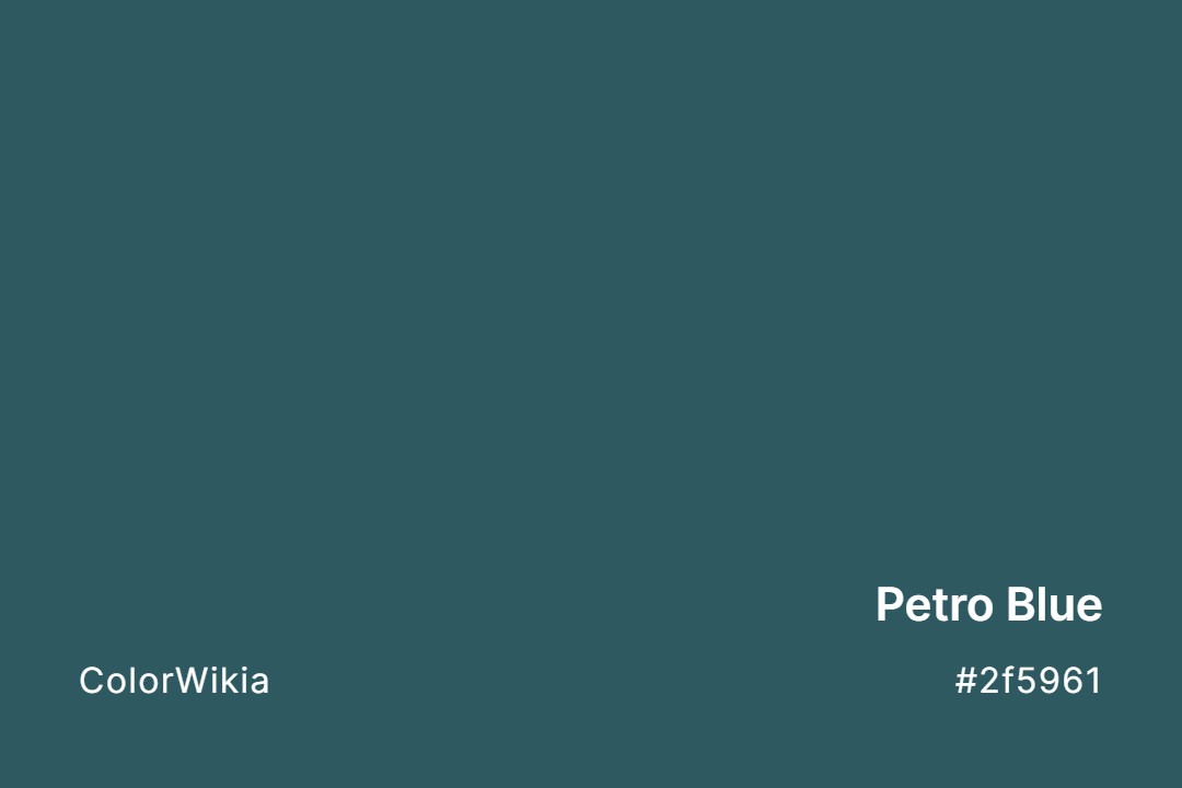 Petro Blue Color – #2f5961: Codes and Complete Breakdown