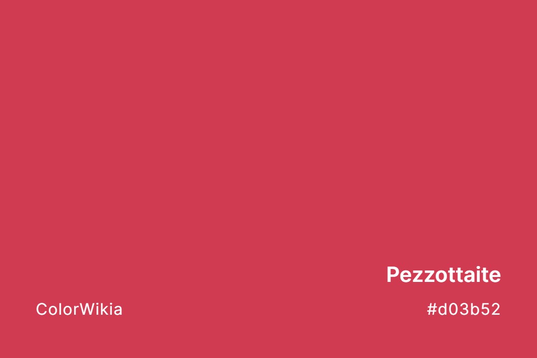 Pezzottaite Color – #d03b52: Codes and Complete Breakdown