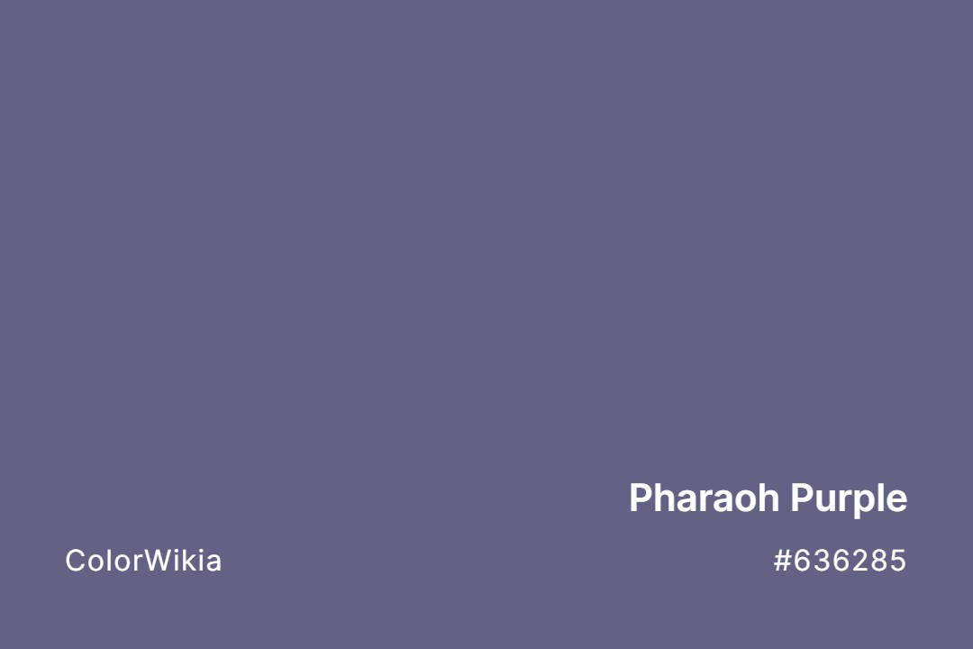 Pharaoh Purple Color – #636285: Codes and Complete Breakdown