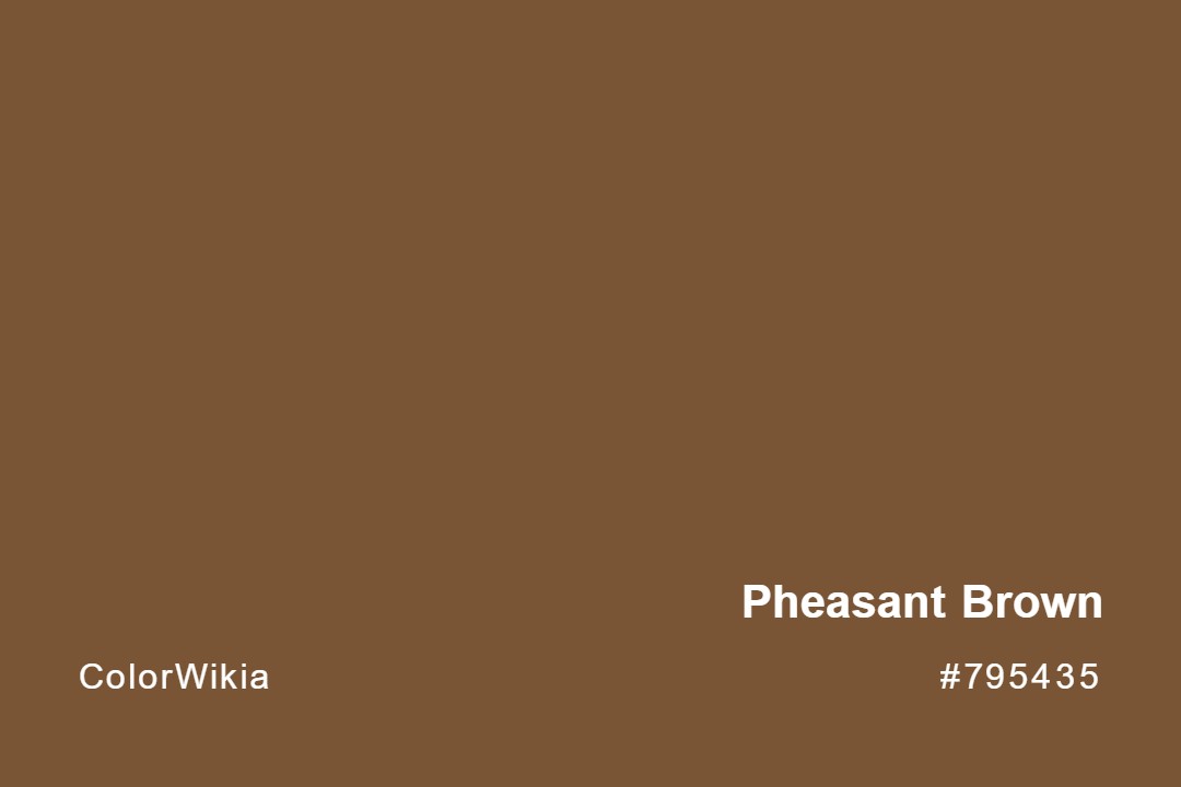 pheasant brown color 795435