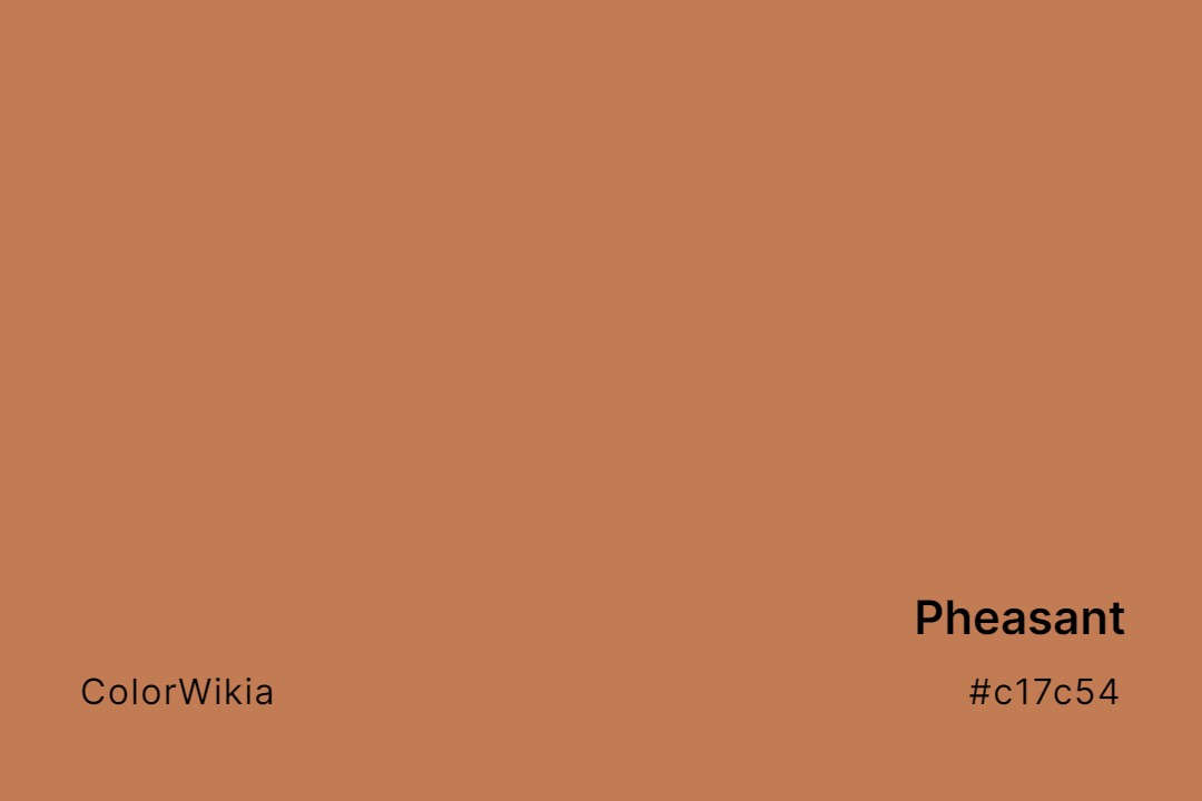 pheasant color c17c54