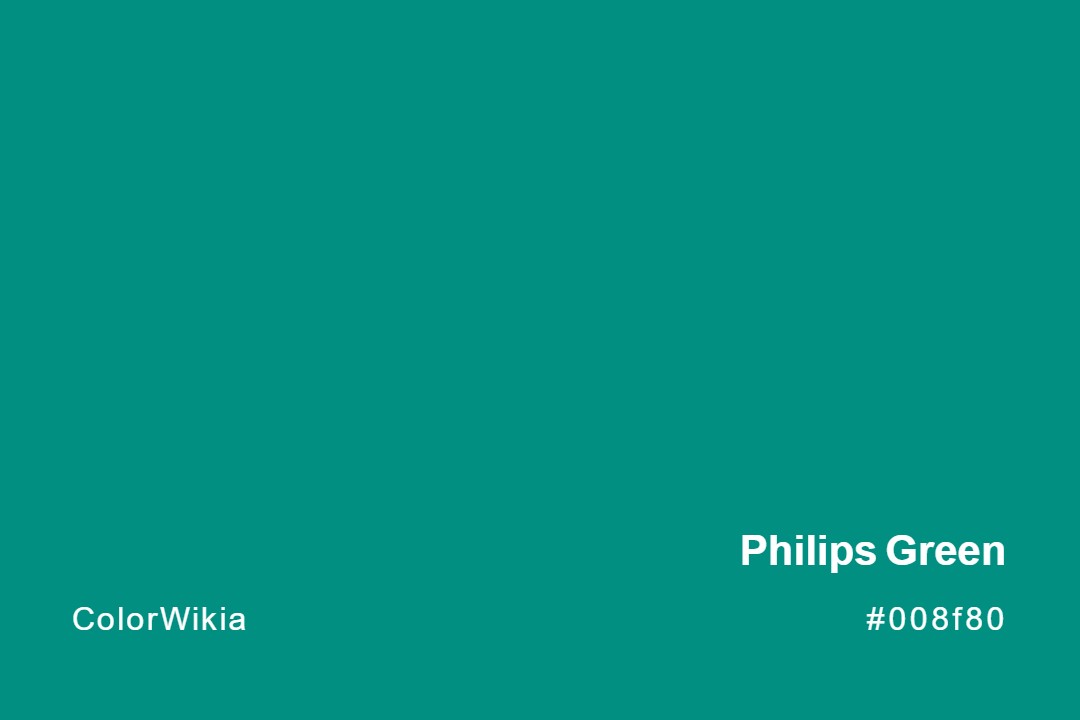 Philips Green Color – #008f80: Codes and Complete Breakdown