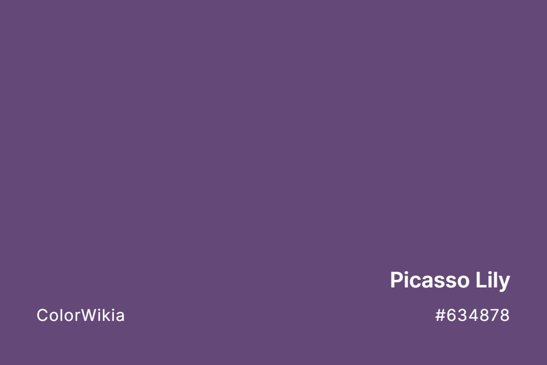picasso lily color 634878