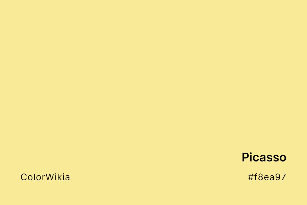 Picasso Color – #f8ea97: Codes and Complete Breakdown
