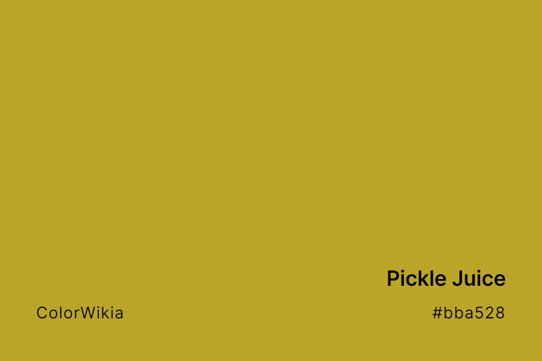 pickle juice color bba528