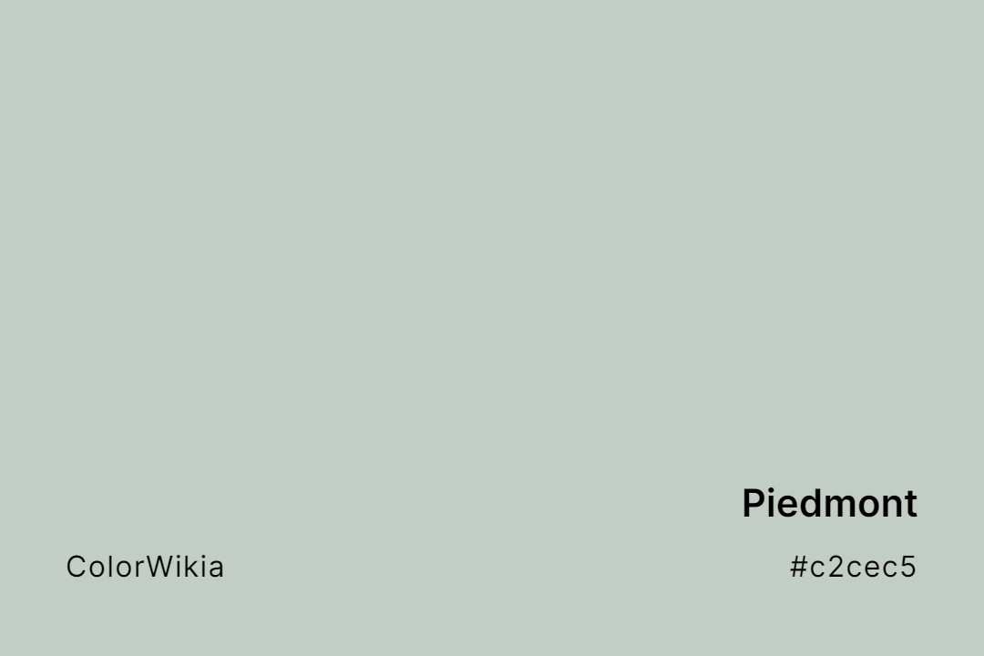 Piedmont Color – #c2cec5: Codes and Complete Breakdown