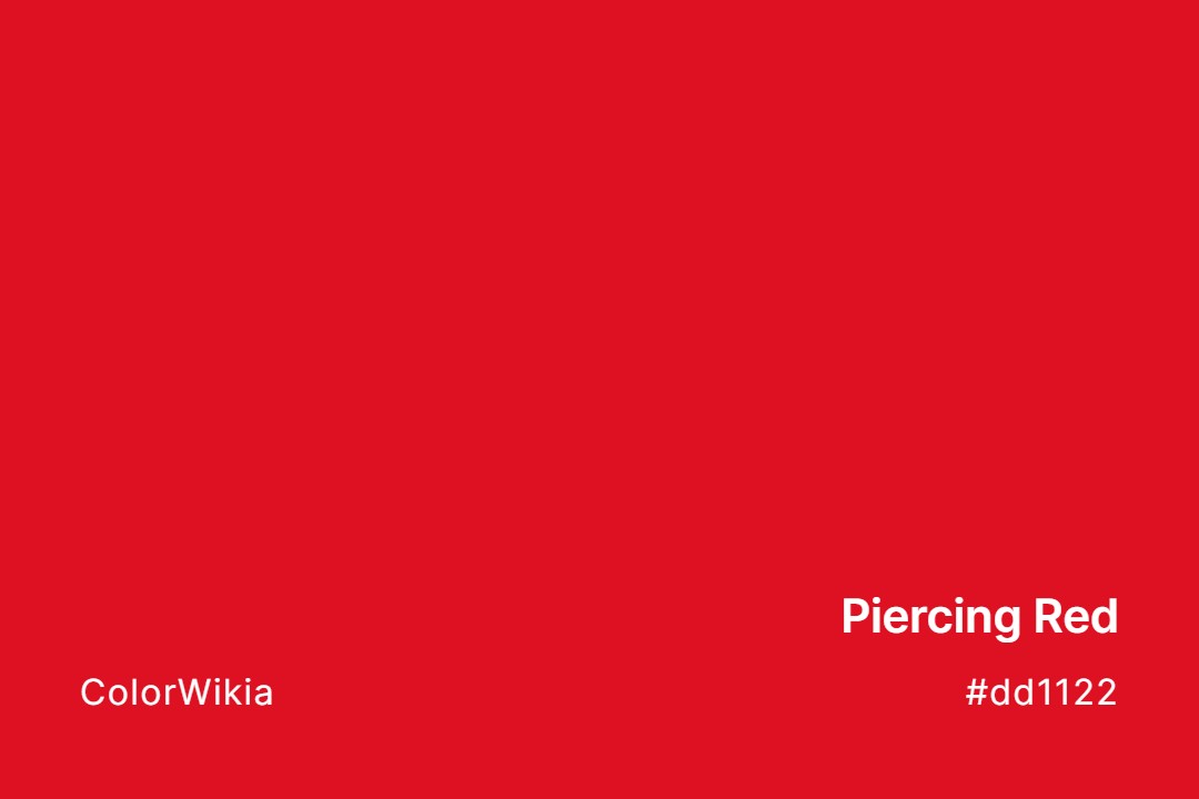 Piercing Red Color – #dd1122: Codes and Complete Breakdown