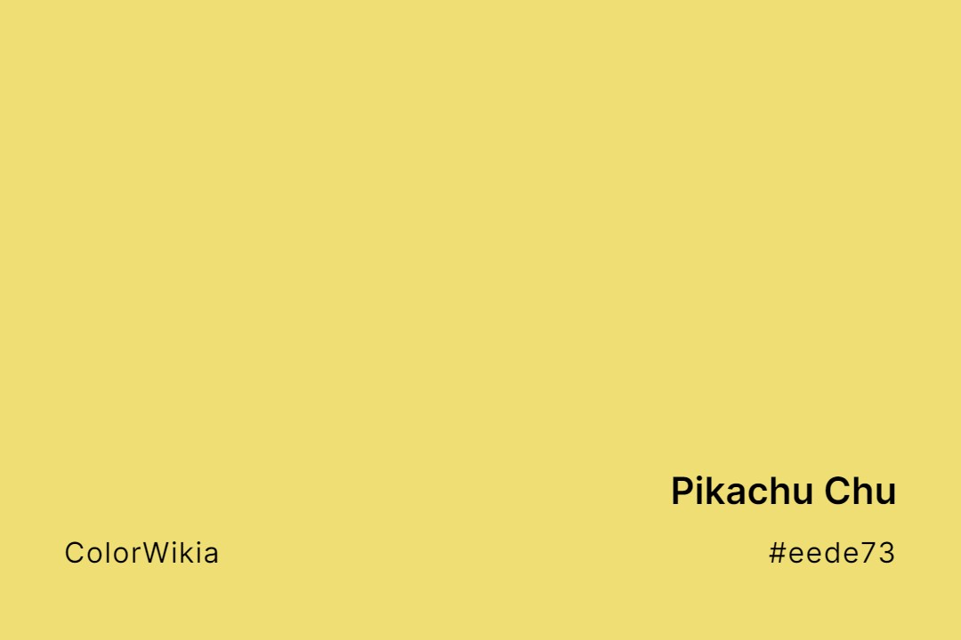 Pikachu Chu Color – #eede73: Codes and Complete Breakdown